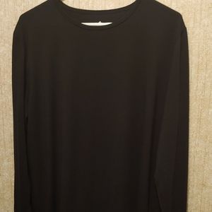 Free Country Black Long Sleeved Womens Top. Size XL NWOT.